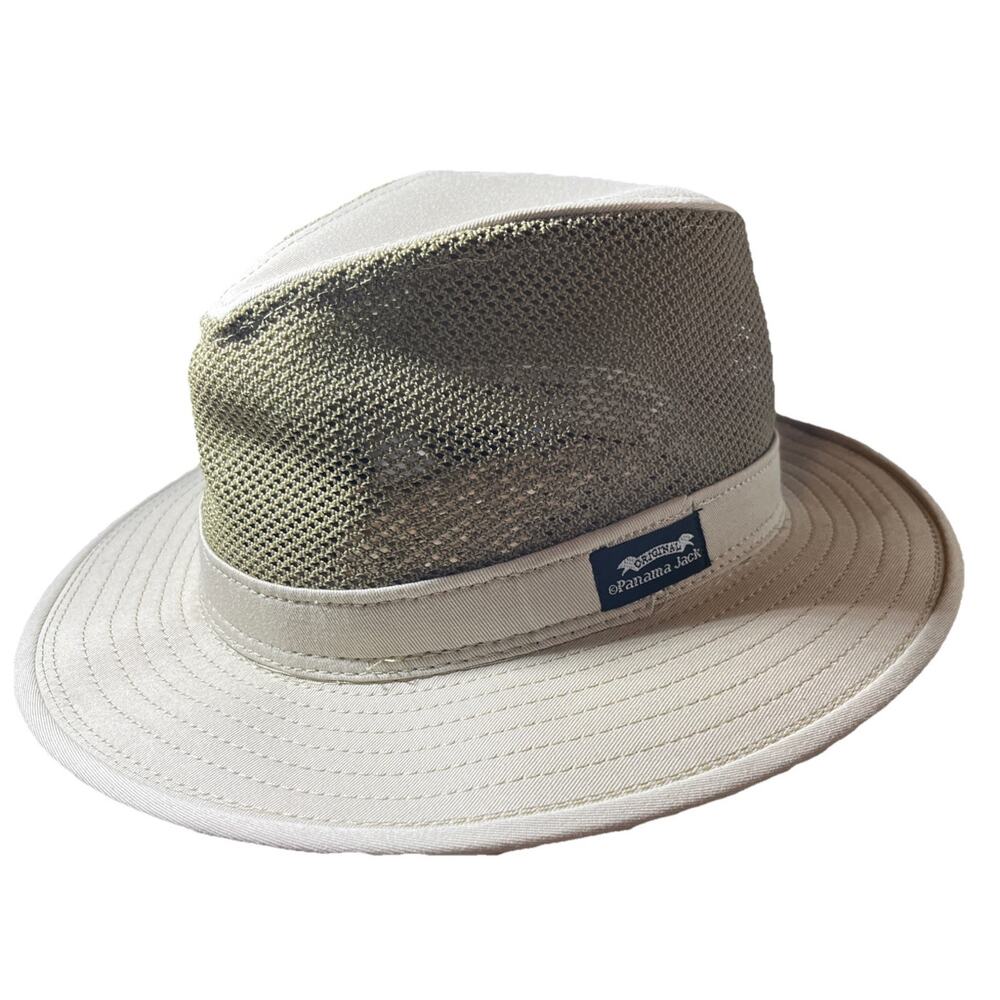 Panama Jack Original Mesh Safari Hat Size Large UPF (SPF) 50+ Sun Protection